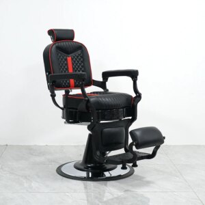 professional hairdressing chair wholesale portable Classic luxury black modern beauty salon barber chairs for hair cutting
