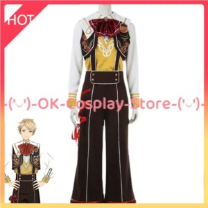 [Custom Made] Game Ensemble Stars Pretty 5 Mission Arashi Kagehira Mika Cosplay Costume Fancy Suit Halloween Carnival Uniforms