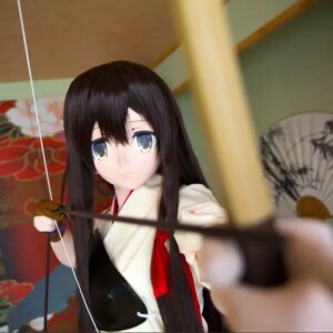 (KM9152) Handmade Female Sweet Girl Resin Crossdress Outfit Cosplay Japanese Animegao Role Play Kigurumi Mask