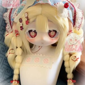 Yis cosplay Custom Furry head Kigurumi Head Cosplay Kemono Fursuit Handmade Headsets Beast Customized Fursuit Kemono Head