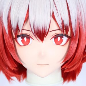 Customize Character Female/Girl Resin Kig Full Head With Lock Anime Cosplay Japanese Anime Kigurumi Mask