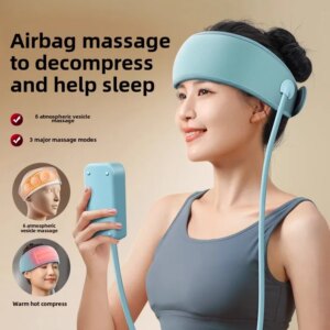 Head massager to dredge meridians, fully automatic scalp kneading device, migraine treatment, special sleep aid