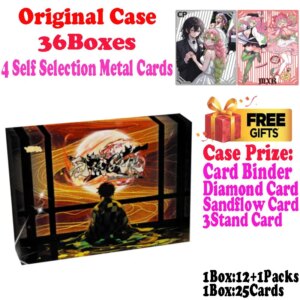 2025 Newest Case Wholesale YOKA Culture Demon Slayer Collection Box Shinobu Playing Trading Card CCG TCG Art Gift