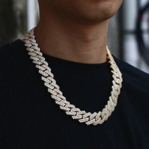CADERMAY Hip Hop Jewelry 2022 Trend New 925 Original 20mm Cuban Link Chain Necklace For Men Plated Gold Birthday Gift Party