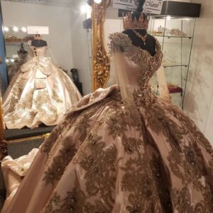 Charro Mexican Quinceanera Dresses Long Sleeve Applique Beading Sweet 16 Quinceanos Pageant Gowns vestidos de XV años Customized