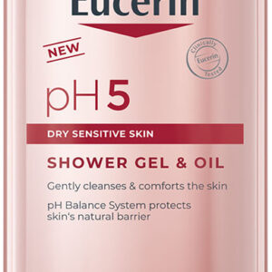 pH5 Body Wash Shower Gel & Oil Cleanser with Dexpanthenol for Dry and Sensitive Skin 400mL