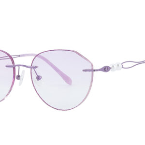 500011 Geometric Rimless Eyeglasses