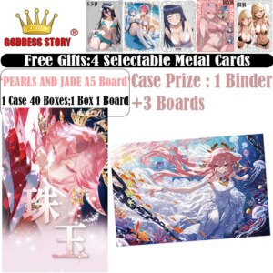 PEARLS AND JADE A5 Goddess Card Hobby Anime Collection Card Girl Party CCG Game Waifu Card Doujin Booster Box Toys