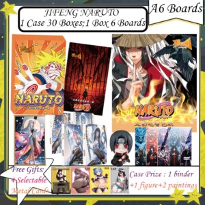 JIFENG NARUTO A6 Acrylic Colored Papers Naruto Card Rare BP Card MR Card Anime Character Collection Card Childrens Anime Cards