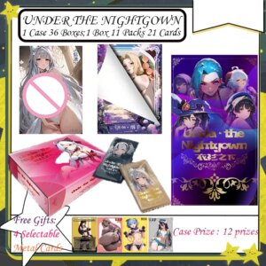 UNDER THE NIGHTGOWN YISIQITAN Goddess Story Collection Cards Full Set Booster Box Anime Character Card Toys Gifts Kids Hobbies