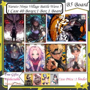Naruto Ninja Village Battle Wave 5 B5 Board Naruto Cards Rare Card MR Card Anime Character Collection Card Childrens Anime Cards