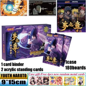 New YOUTH Naruto Collection Acrylic Colored Paper Anime Uzumaki Naruto Uchiha Sasuke Hyuga Hinata Quality Cards Doujin Toy