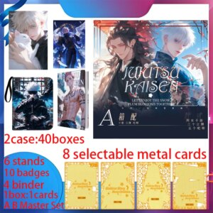 2025 Newest Wholesale Miaoka Culture A5 Size Jujutsu Kaisen Acrylic Colored Paper JJK Trading Anime Gojo Nanami ACG TCG Hobbies