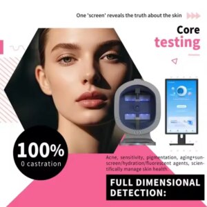 Ai Smart Skin  Scalp Analyzer Beauty Diagnostic Device With Microbial  Uv Detection