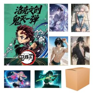 Demon Slayer Booster Box Wholesale Cards Luoke 2025 New Acrylic Collection Color Paper Card Board Game Tcg Playing Card Gift