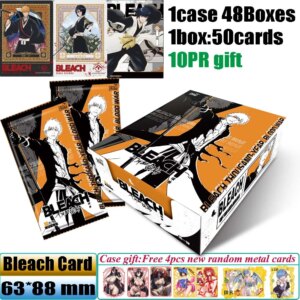 Wholesale Bleach Cards Boundary Thousand Years of Blood War Guardian Fate Poem Anime Kurosaki Ichigo Trade Game Cards Toy Gift