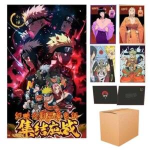 2025 Wholesale Naruto Collection Card Booster Box Uzumaki Naruto Sasuke Anime Character Collection Card Board Game Card Toy Gift