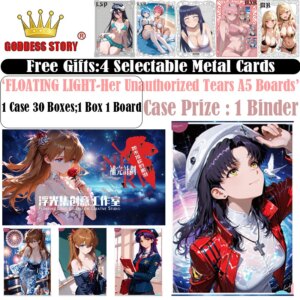 Her Unauthorized Tears A5 Flash Board Goddess Story Collection Anime Games Girl Party Swimsuit Party Doujin Toys for Hobby Gifts