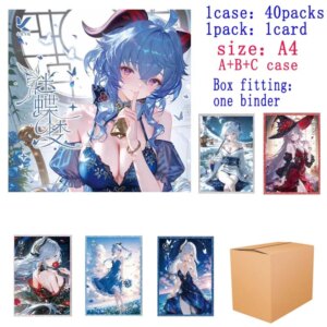 Wholesales Goddess Story Collection A4 Card Booster Box Wave1 The Dream Of Butterfly Sexy Waifu Styles Kids Playing Cards Games