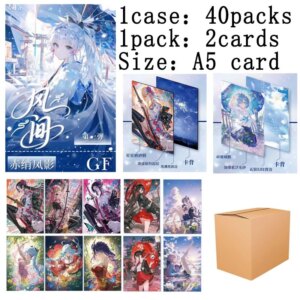 Yueye Club Wholesales Goddess Story Collection A5 Card Booster Box Wave1 SSP PR SP Sexy Waifu Style Kids Playing Trading Cards