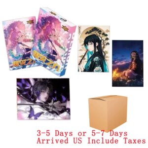Wholesale Demon Slayer Cards Collection Edition A5 Acrylic Colored Paper Sexy Anime Toy Hobbies Gift Tcg Card
