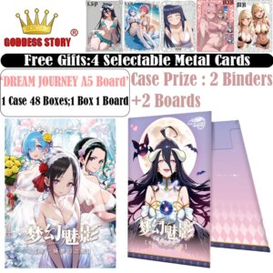 DREAM JOURNEY A5 Board Goddess Story Collection Full Set Card Anime Games Girl Party Swimsuit Party Doujin Toys Hobbies Gifts