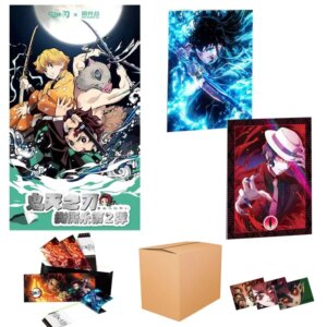 Wholesales Demon Slayer Collection Cards Booster Box Wave2 Tearing Fun Various Styles Kids Playing Cards Tables Games