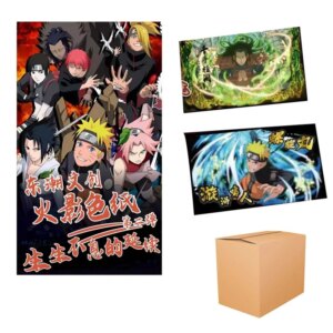 Naruto Collection Cards Dongchao Wenchuang Colored Paper Wave2 Continuous Continuity Kids Toys Playing Cards Tables Games