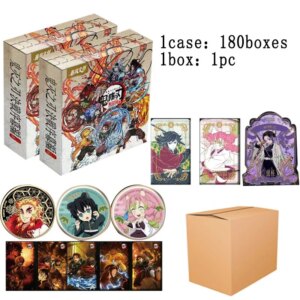 Wholesales Demon Slayer Collection Cards Booster Box Wave3 Infinity City Theater Edition Kids Toys Playing Cards Table Games