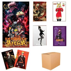 Huanying Cultural Creation Naruto Collection Cards Booster Box Various Styles Acrylic Paper Kids Toys Playing Cards Table Games