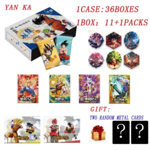 Yanka Wholesales Dragon Ball Collection Cards Booster Box Male God Cardbook 1case Playing Trading Cards