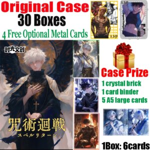 Shi Guang Wen Chuang Jujutsu Kaisen Acrylic Colored Paper Anime Satoru Gojo Zenin Maki Character Flash Quality Cards Xmas Gift