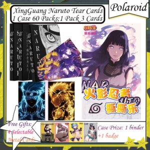 XingGuang Naruto Polaroid Tear Cards Naruto Cards Rare BP Card MR Card Anime Character Collection Card Childrens Anime Cards