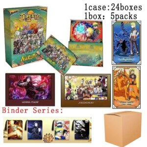 Naruto Collection Cards Booster Box Gathering Of Hundreds Of Naruto Acrylic Color Paper Kids Toys Playing Cards Table Games