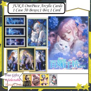 JUKA OnePiece Arcylic Cards Anime One Piece Cards Nami Luffy Character Cards Game Child Gift Toy