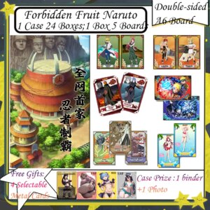 Forbidden Fruit Naruto Double-sided A6 Board Naruto Cards BP Card MR Card Anime Character Collection Card Childrens Anime Cards