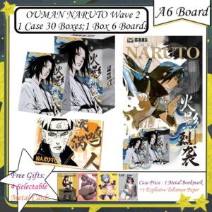 OUMAN NARUTO Wave 2 A6 Colored Papers Naruto Card Rare BP Card MR Card Anime Character Collection Card Childrens Anime Cards