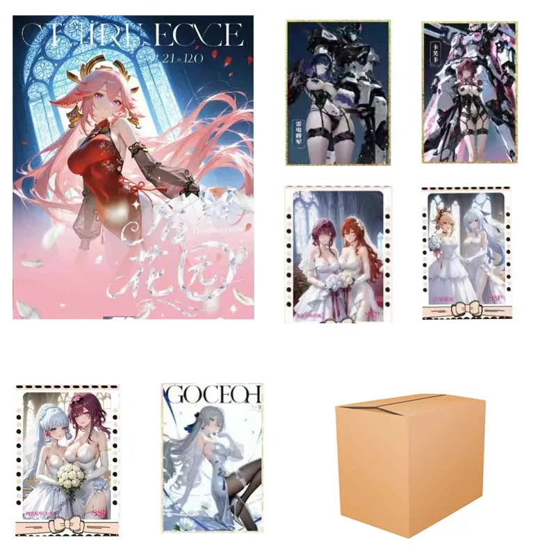 Magic Card Wenchuang Wholesales Goddess Story Collection A5 Card Booster Box Wave1 Back Garden Sexy Style Kids Playing Card Game