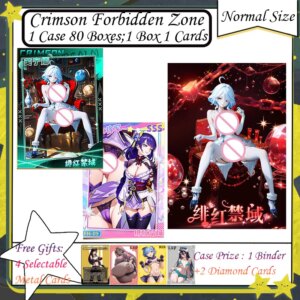 Crimson Forbidden Zone New Goddess Story Anime Character Albedo Nezuko Rem Nami Swimsuit Bikini Waifu Booster Box Habbies Gifts
