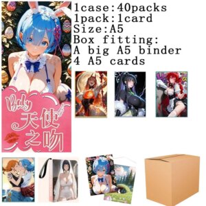 Wholesales Goddess Story Collection Card Booster Box Wave1 A5 Baby Angel Kiss Sexy Waifu Kids Playing Cards Tables Games