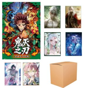 Wenlan Wenchuang Wholesales Demon Slayer Collection Cards Booster Box Acrylic Paper Waifu Kids Playing Cards Tables Games