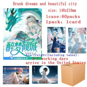 Star Club Wholesales Goddess Story Collection A5 Card Booster Box Wave1 Drunk Dreams And Beautiful City Kids Playing Cards Game