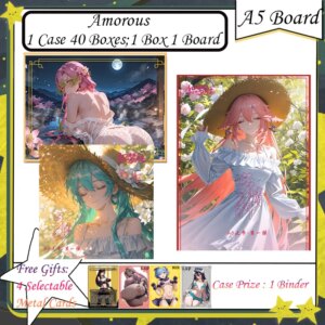 A5 Amorous Board – Goddess Albedo Nezuko Rem Nami Swimsuit Bikini Waifu Booster Box Card Collectible Gaming Anime Gifts