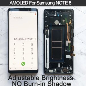 6.3″ AMOLED Display For SAMSUNG Galaxy NOTE 8 LCD N950 N950F N950N Display For Note8 Touch Screen Replacement Repair Parts