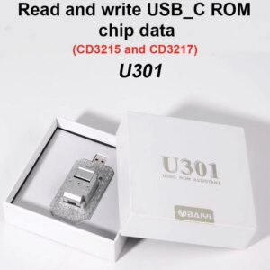 Baiyi U301 Read and Write USB_C ROM Chip Data CD3215 CD3217 for Macbook Pro Air Voltage Recovery Repair USB_C ROM Assistant