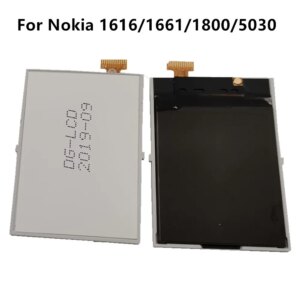 100pcs/lot Replacement LCD screen for Nokia 1616/1661/1800/5030, repair parts, 100 pcs/lot
