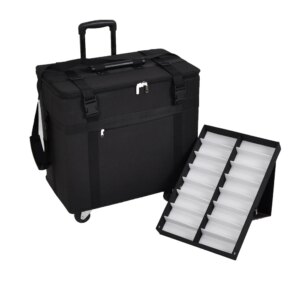 Sunglass Travel Suitcase Eyeglass Frames Storage Case Display Tray Eyewear Sample Carrying Bag Reading Glasses Presentation Box