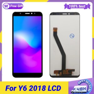 Display For Huawei Y6 2018 Lcd Display Touch Screen Replacement For Huawei Y 6 2018 AMN-LX9 LX1 LX2 LX3 Phone LCD Screen 5.70″