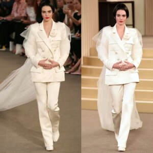 Chic Women Suits with Wraps Evening Dresses Sexy Double Breasted Long Sleeve Pant Suits Prom Gowns Party Wear