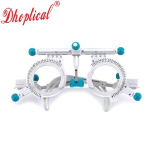 Optical Trial Frame Ophthalmic High Grade Adjustable Pd and Leg 48mm~80mm Aitanium Alloy Take 5 lense By Dhoptical
